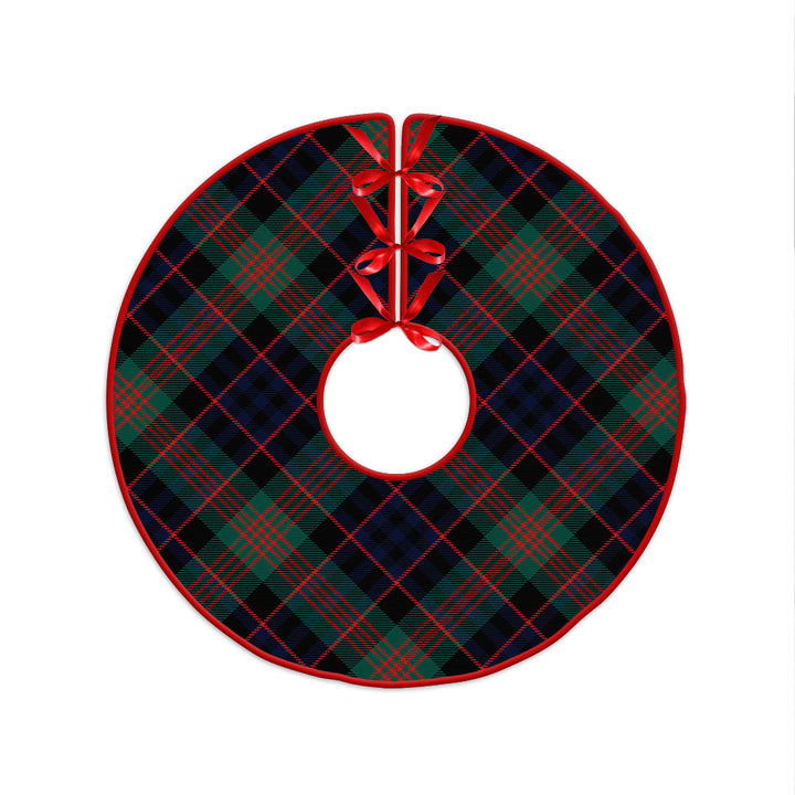 Newlands (Walker Newlands) Modern Clan Badge Tartan Christmas Tree Skirt
