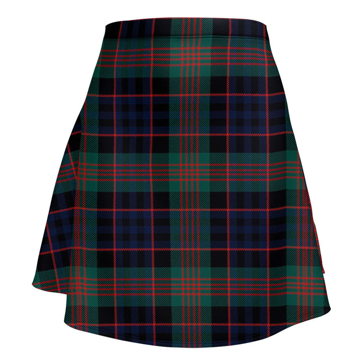 Newlands (Walker Newlands) Modern Clan Badge Tartan Flared Skirt