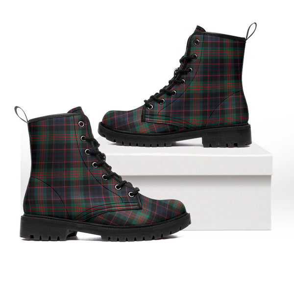 Newlands (Walker Newlands) Modern Clan Badge Tartan Leather Boots