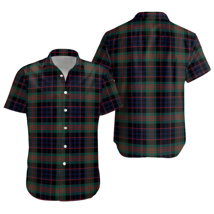 Newlands (Walker Newlands) Modern Clan Badge Tartan Short Sleeve Shirt