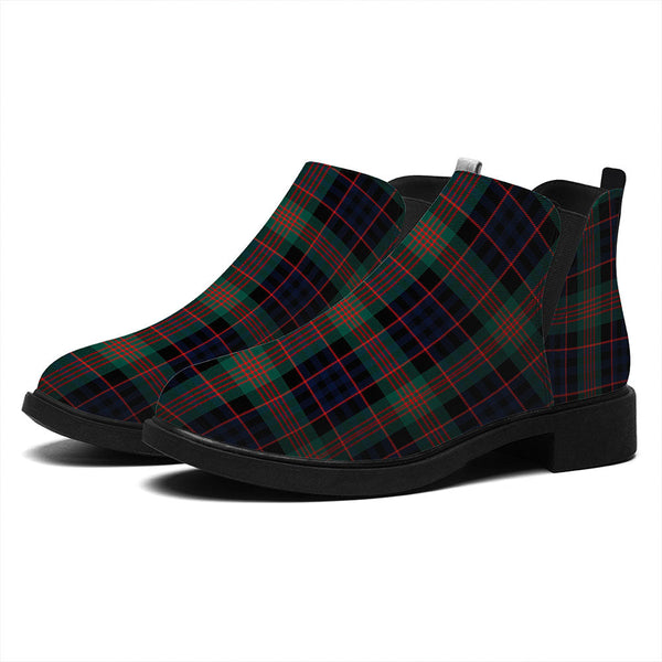 Newlands (Walker Newlands) Modern Tartan Flat Ankle Boots