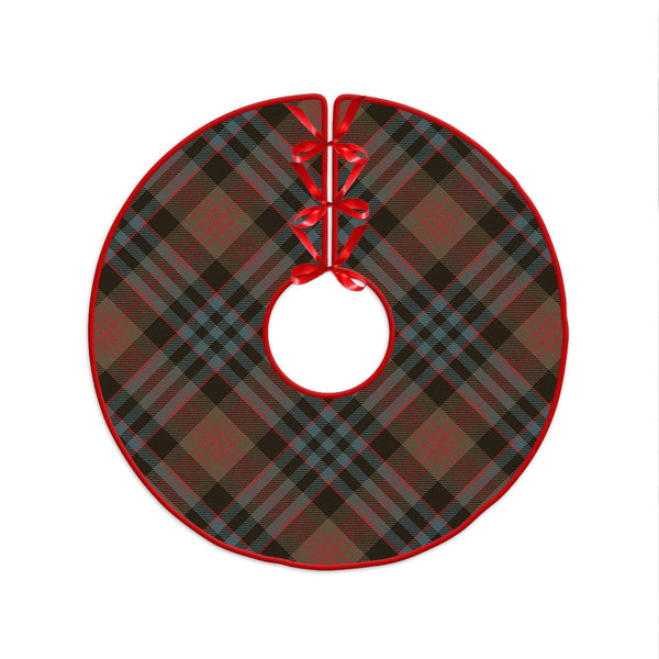Newlands (Walker Newlands) Weathered Clan Badge Tartan Christmas Tree Skirt