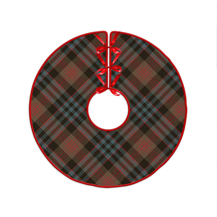 Newlands (Walker Newlands) Weathered Clan Badge Tartan Christmas Tree Skirt