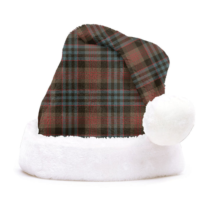 Newlands (Walker Newlands) Weathered Clan Badge Tartan Plush Christmas Hat