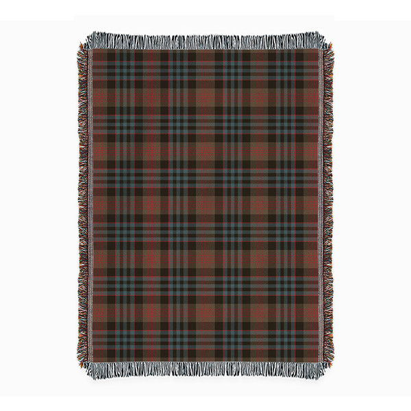 Newlands (Walker Newlands) Weathered Clan Badge Tartan Woven Blanket
