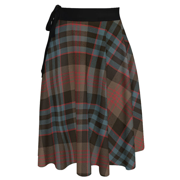 Newlands (Walker Newlands) Weathered Tartan Wrap Skirt