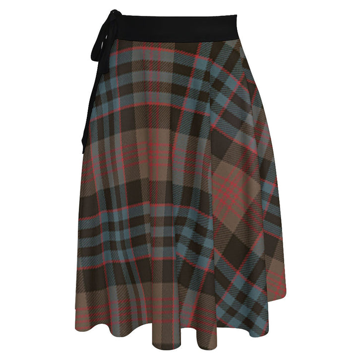 Newlands (Walker Newlands) Weathered Tartan Wrap Skirt