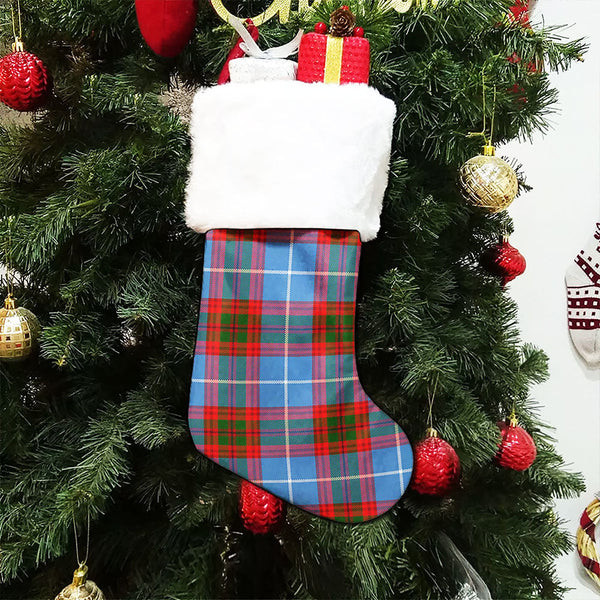 Newton Clan Badge Tartan Christmas Stocking