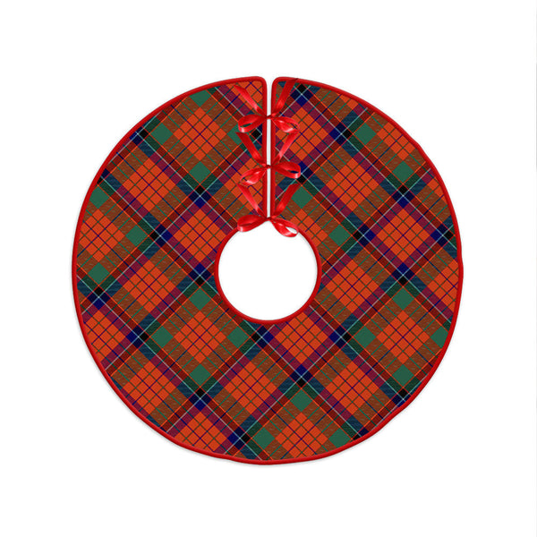 Nicolson Ancient Clan Badge Tartan Christmas Tree Skirt