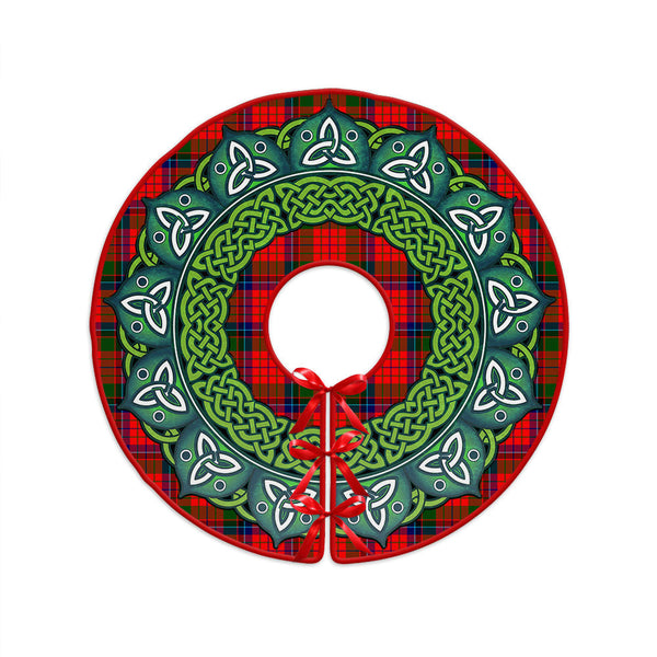Nicolson Modern Clan Badge Tartan Christmas Tree Skirt Heritage Holiday Decor
