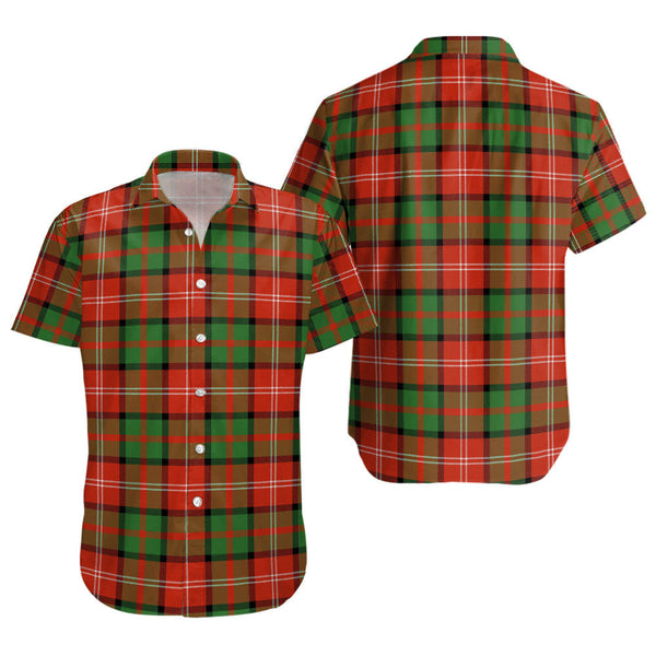 Nisbet (Nisbit) Ancient Clan Badge Tartan Short Sleeve Shirt