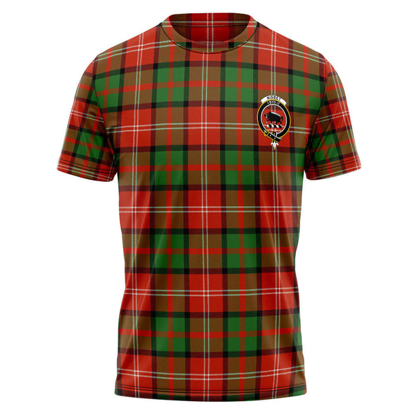 Nisbet (Nisbit) Ancient Clan Badge Tartan T-Shirt
