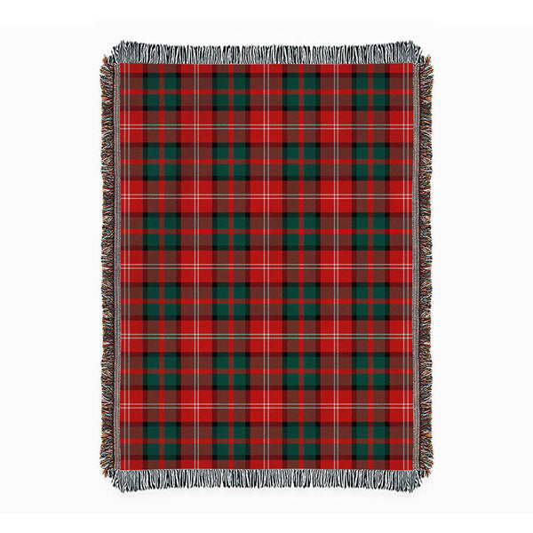 Nisbet (Nisbit) Modern Clan Badge Tartan Woven Blanket
