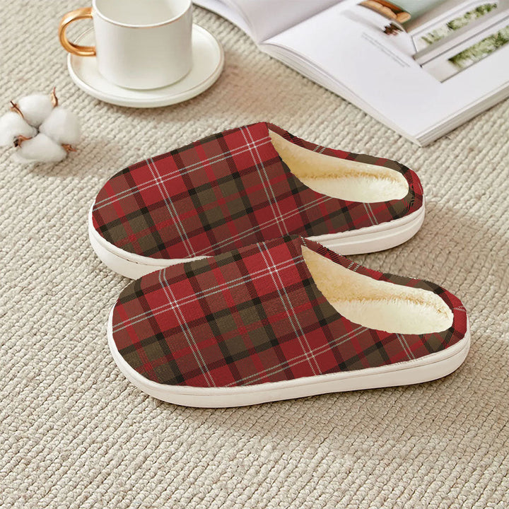 Nisbet (Nisbit) Weathered Clan Badge Tartan Plush Slipper