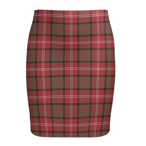 Nisbet (Nisbit) Weathered Tartan Fitted Skirt