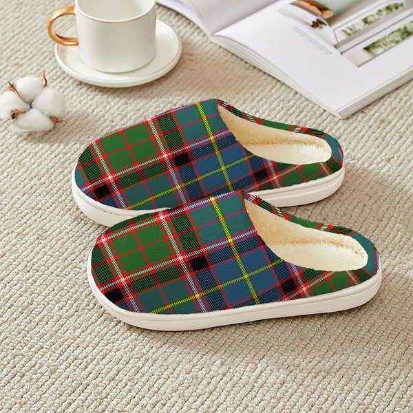 Norvel Clan Badge Tartan Plush Slipper