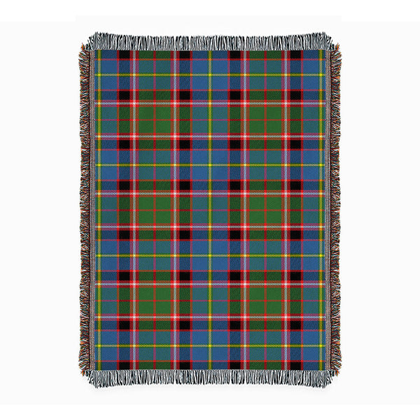 Norvel Clan Badge Tartan Woven Blanket
