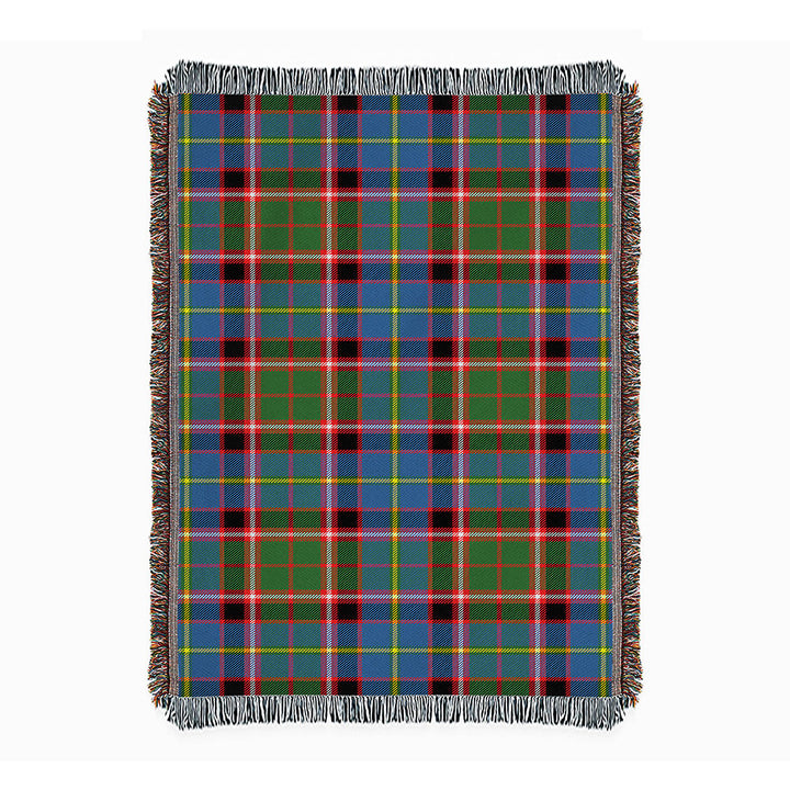 Norvel Clan Badge Tartan Woven Blanket