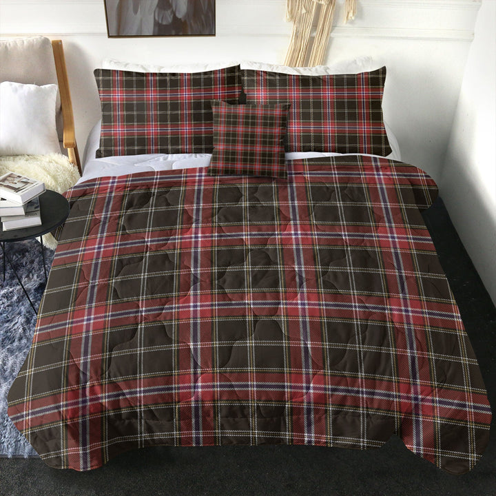 Norwegian Night Weathered Tartan Comforter