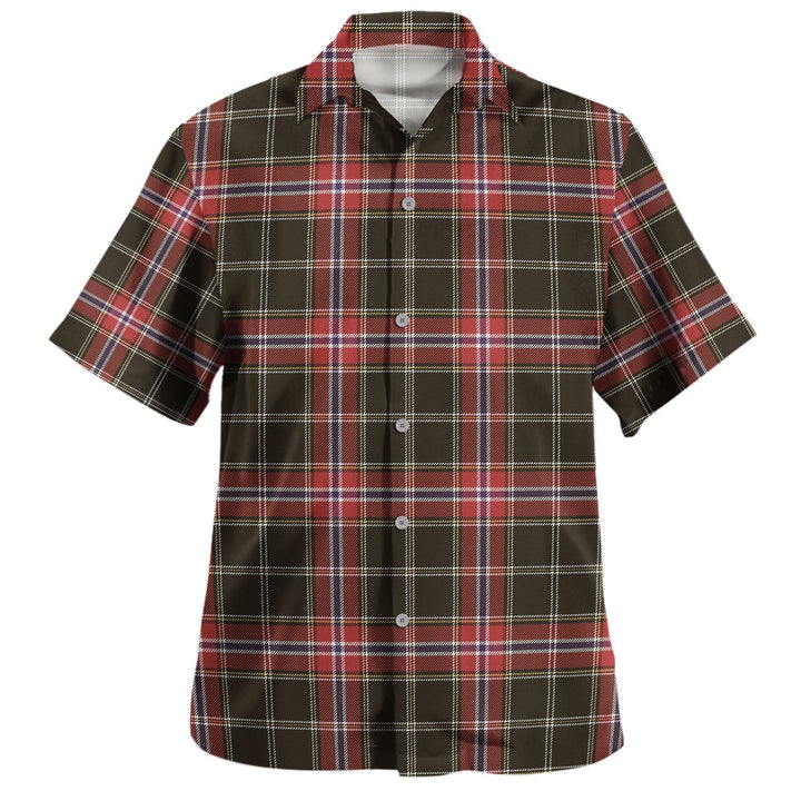 Norwegian Night Weathered Tartan Hawaiian Shirt
