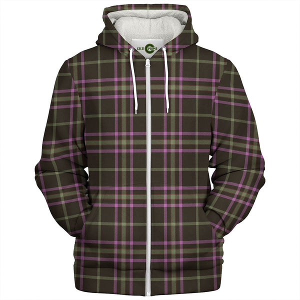 O-Boyle Weathered Tartan Sherpa Hoodie