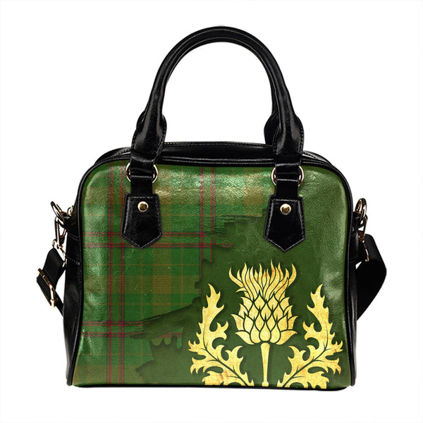 O-Brien 2 (Bryne 2) Modern Tartan Shoulder Handbag Thistle Oldest Style