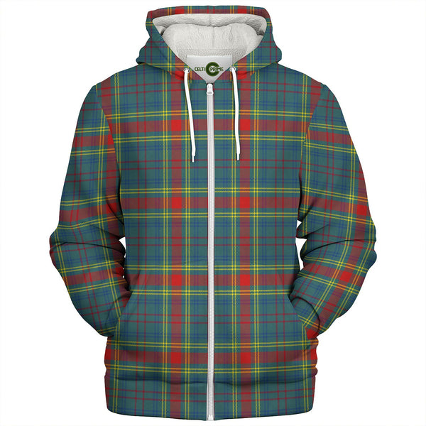 O-Brien (Bryne) Modern Tartan Sherpa Hoodie