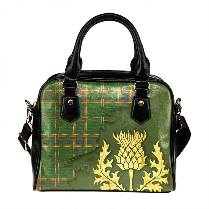 O-Buckley Ancient Tartan Shoulder Handbag Thistle Oldest Style