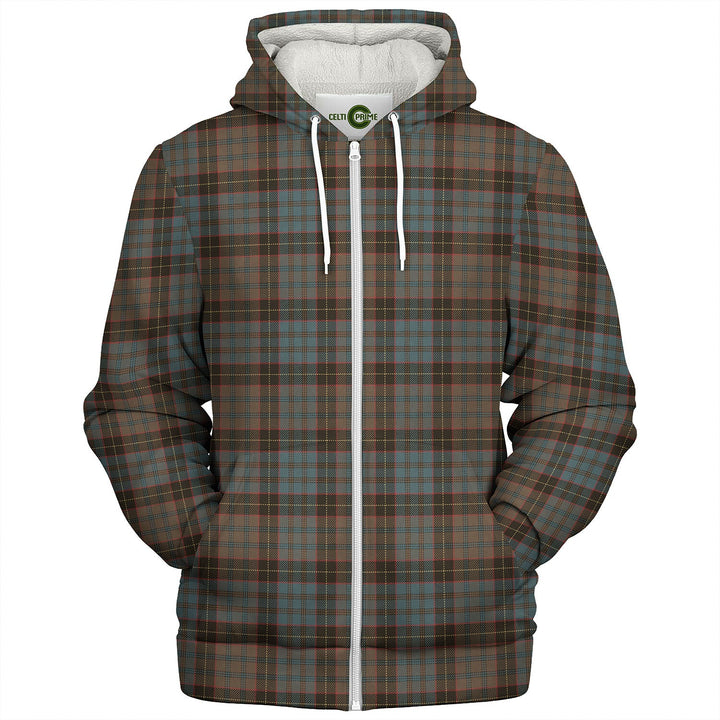 Ochiltree Weathered Tartan Sherpa Hoodie
