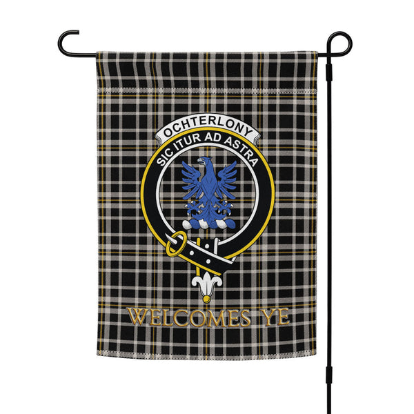 Ochterlony (Auchterlony) Ancient Clan Badge Tartan Garden Flag