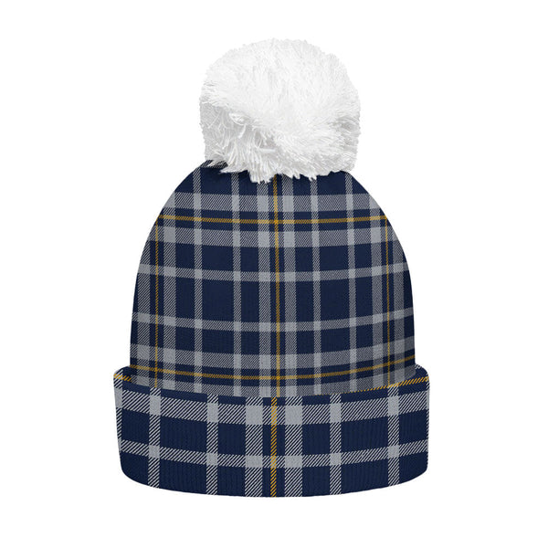 Ochterlony (Auchterlony) Modern Clan Badge Tartan Bobble Beanie Hat