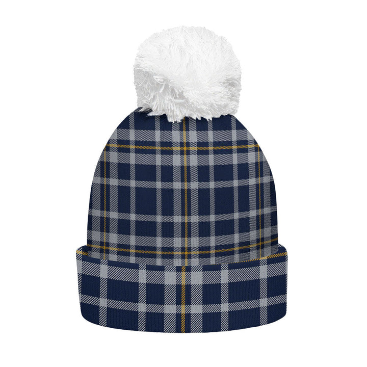 Ochterlony (Auchterlony) Modern Clan Badge Tartan Bobble Beanie Hat