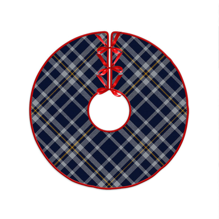 Ochterlony (Auchterlony) Modern Clan Badge Tartan Christmas Tree Skirt