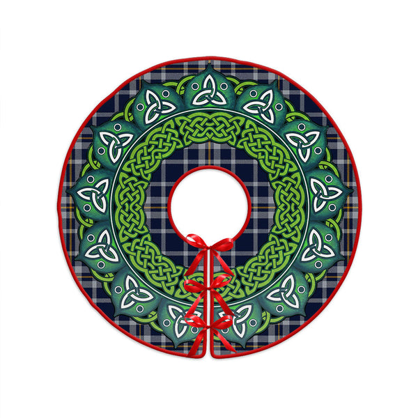 Ochterlony (Auchterlony) Modern Clan Badge Tartan Christmas Tree Skirt Heritage Holiday Decor