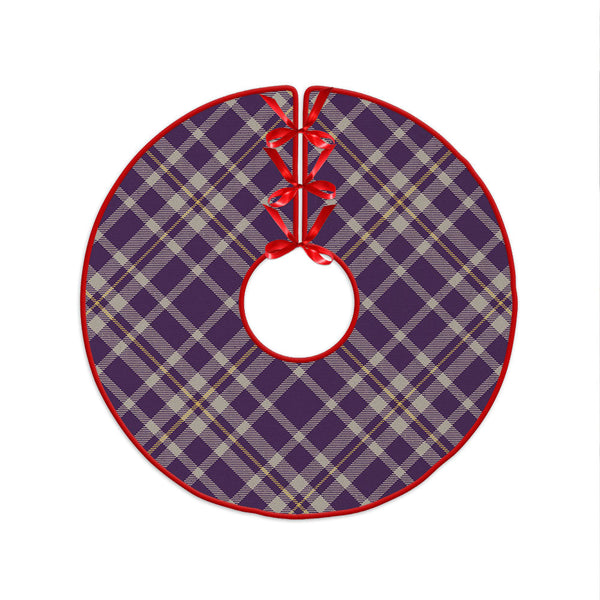 Ochterlony (Auchterlony) Weathered Clan Badge Tartan Christmas Tree Skirt
