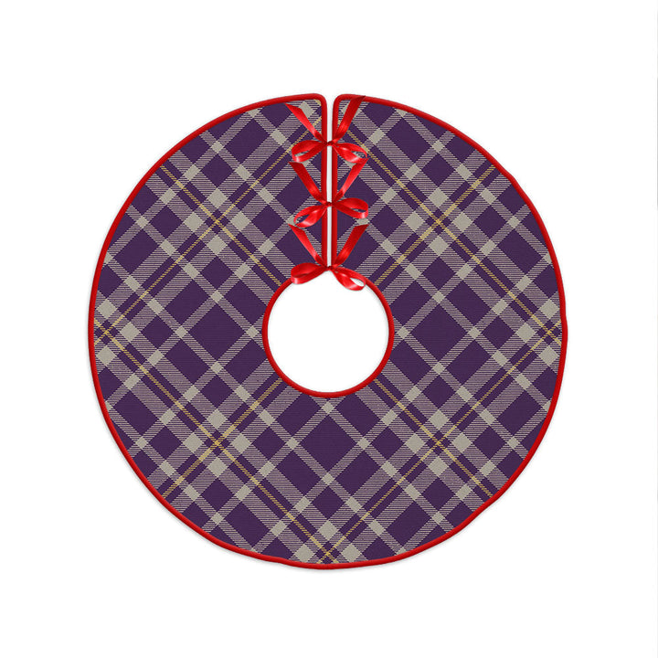 Ochterlony (Auchterlony) Weathered Clan Badge Tartan Christmas Tree Skirt