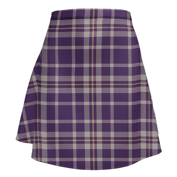 Ochterlony (Auchterlony) Weathered Clan Badge Tartan Flared Skirt