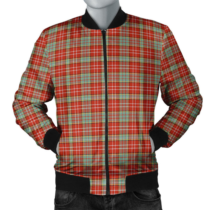 Ogilvie Ancient Clan Badge Tartan Bomber Jacket