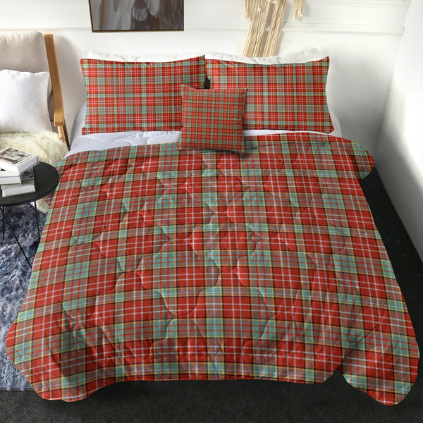 Ogilvie Ancient Clan Badge Tartan Comforter