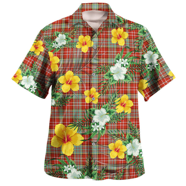 Ogilvie Ancient Clan Badge Tartan Hawaiian Shirt Summer Vibes Style
