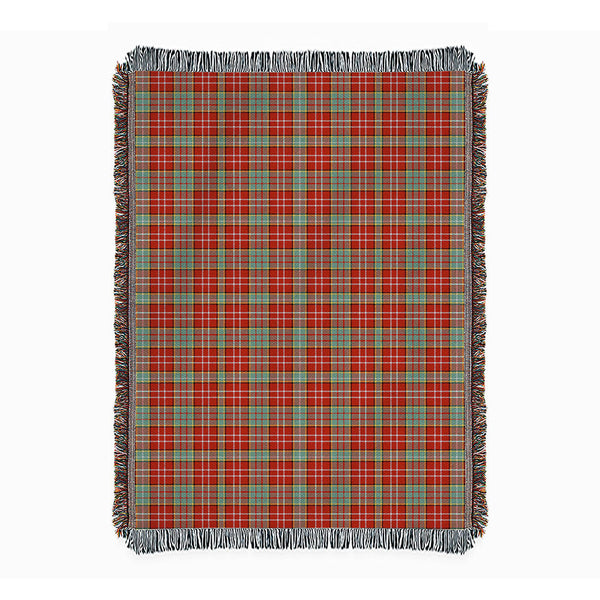 Ogilvie Ancient Clan Badge Tartan Woven Blanket