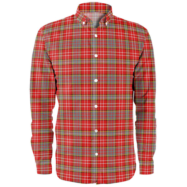 Ogilvie Modern Clan Badge Tartan Long Sleeve Shirt