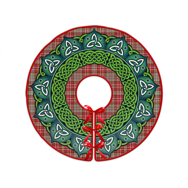 Ogilvie Weathered Clan Badge Tartan Christmas Tree Skirt Heritage Holiday Decor