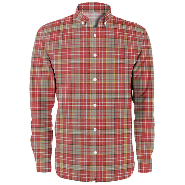 Ogilvie Weathered Clan Badge Tartan Long Sleeve Shirt