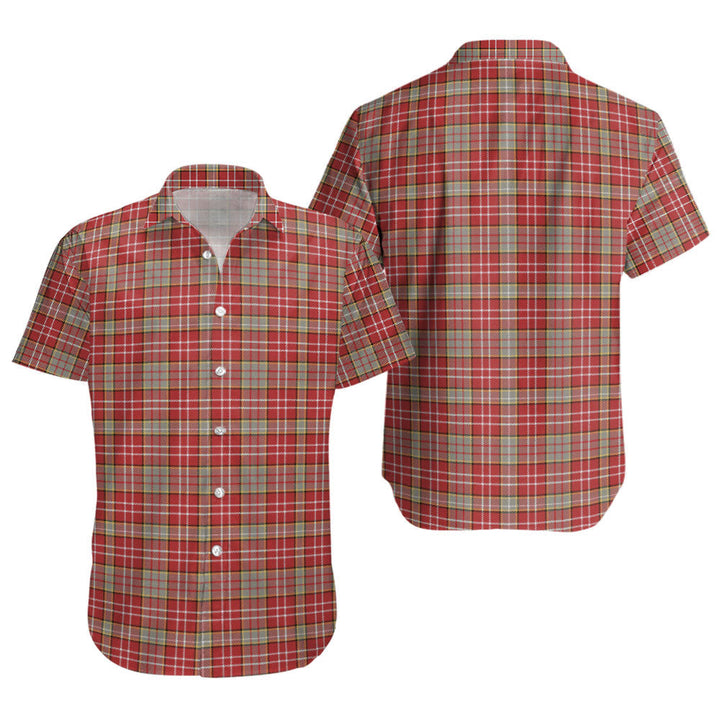 Ogilvie Weathered Clan Badge Tartan Short Sleeve Shirt