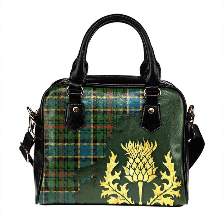 Ogilvie of Inverarity (Wilson) Ancient Tartan Shoulder Handbag Thistle Oldest Style
