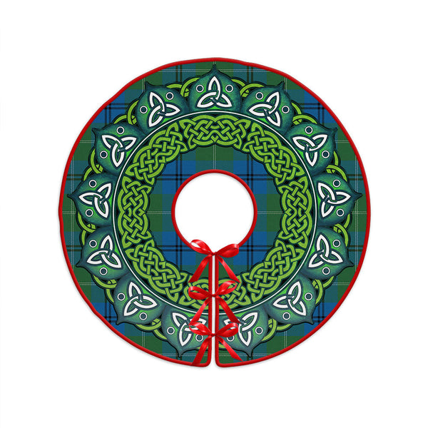 Oliphant Ancient Clan Badge Tartan Christmas Tree Skirt Heritage Holiday Decor