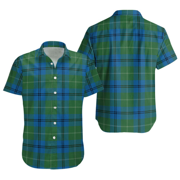 Oliphant Ancient Clan Badge Tartan Short Sleeve Shirt