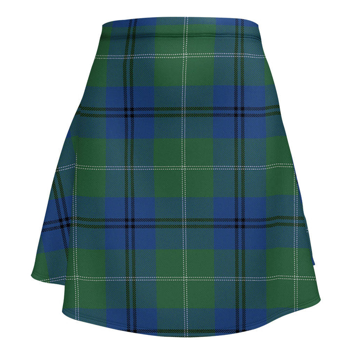 Oliphant Modern Clan Badge Tartan Flared Skirt