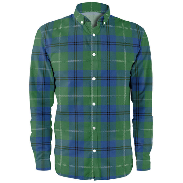 Oliphant Modern Clan Badge Tartan Long Sleeve Shirt